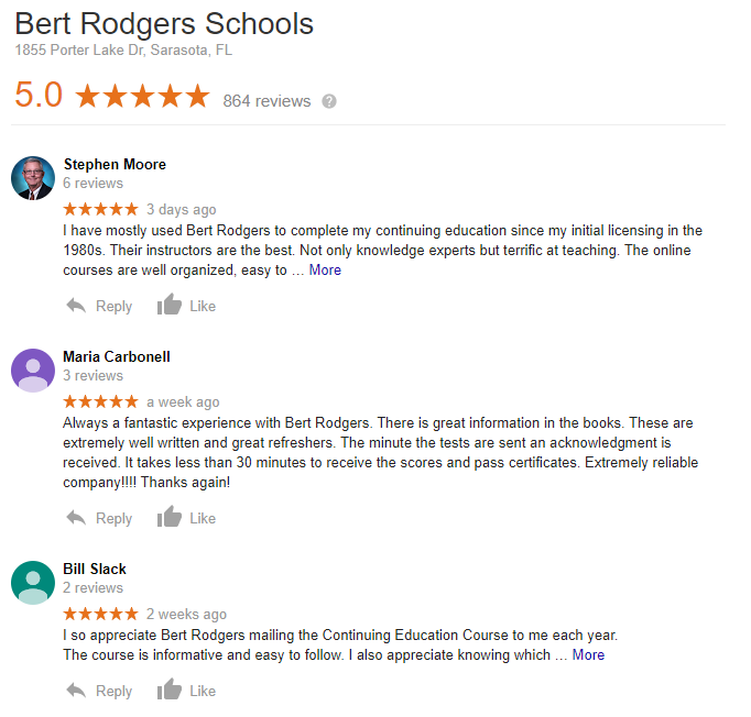 Bert Rodgers Get 5 Star Reviews